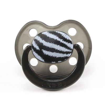 Rоck Star Baby Zebra силиконов биберон